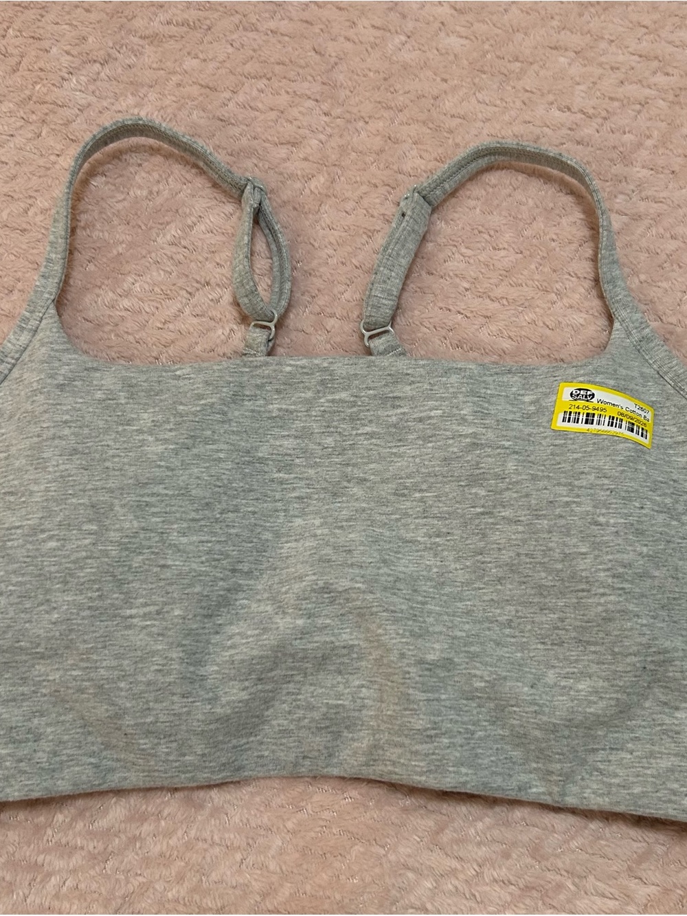 all in motion Gray Seamless Cropped Camisole